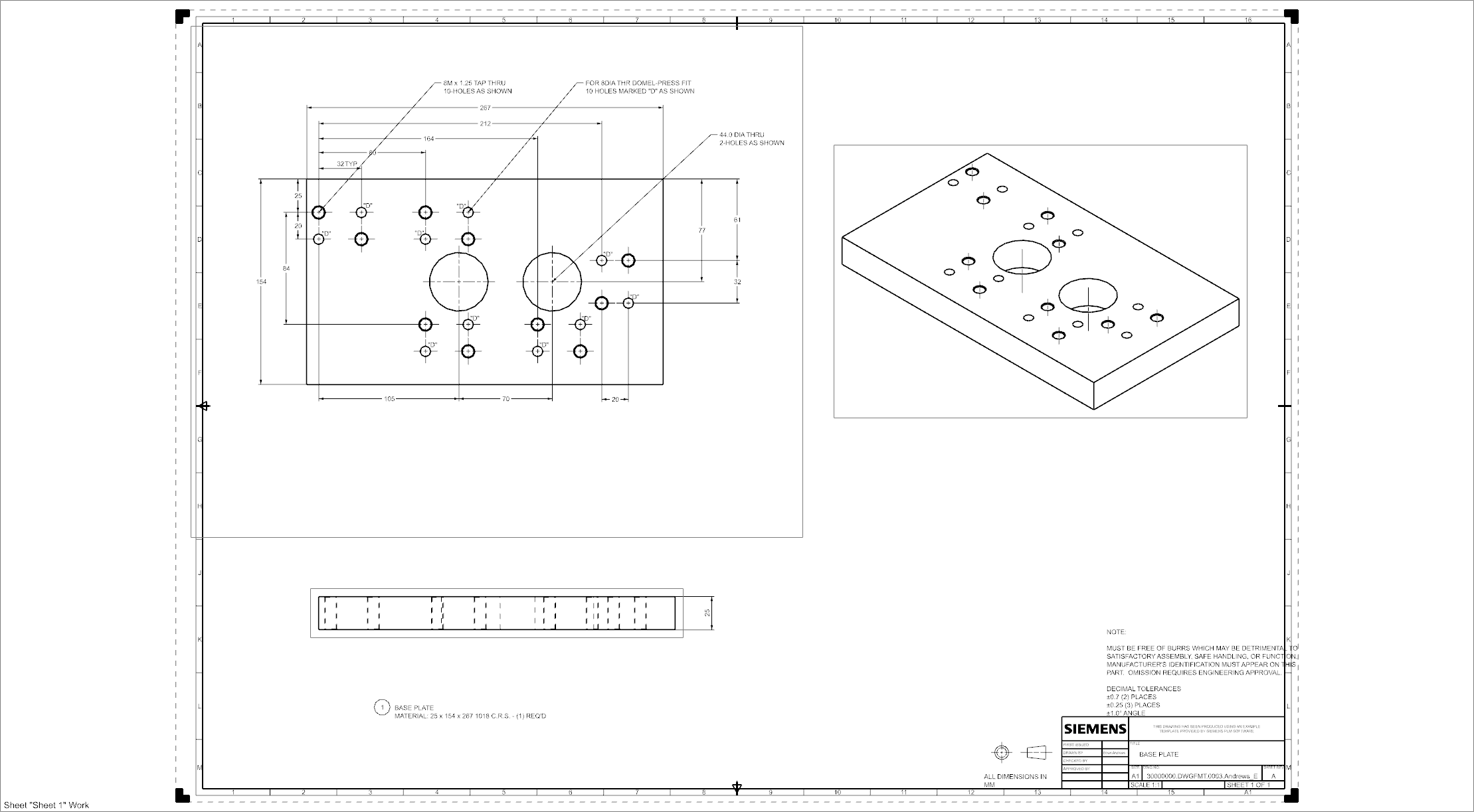 Assembly Base Block